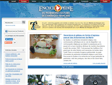 Tablet Screenshot of ameriquefrancaise.org