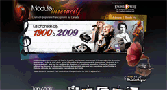 Desktop Screenshot of chanson.ameriquefrancaise.org
